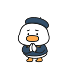 かわいい小さな学校のアヒル （NT）（個別スタンプ：2）