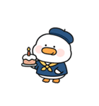 かわいい小さな学校のアヒル （NT）（個別スタンプ：3）