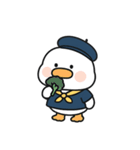かわいい小さな学校のアヒル （NT）（個別スタンプ：7）