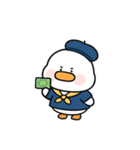 かわいい小さな学校のアヒル （NT）（個別スタンプ：8）
