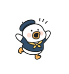 かわいい小さな学校のアヒル （NT）（個別スタンプ：11）