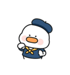 かわいい小さな学校のアヒル （NT）（個別スタンプ：34）