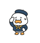 かわいい小さな学校のアヒル （NT）（個別スタンプ：35）