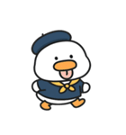 かわいい小さな学校のアヒル （NT）（個別スタンプ：40）