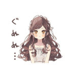 褒められ★ゆるふわガーリーな女の子（個別スタンプ：30）