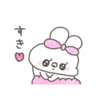 ぽわぽわうしゃぎ78〜重い？〜（個別スタンプ：1）