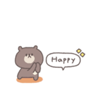 感情を伝える◎ちびっこくまさん #1（個別スタンプ：6）