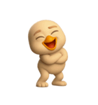 コッコッ、黄色い鶏（個別スタンプ：12）