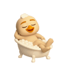 コッコッ、黄色い鶏（個別スタンプ：24）