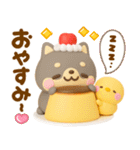 豆柴日和♡3Dスイーツ（個別スタンプ：21）