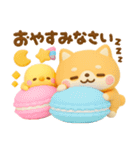 豆柴日和♡3Dスイーツ（個別スタンプ：22）