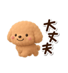 トイプードル「アプリコット」3D（個別スタンプ：11）