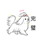 名前入りマルチーズロング（個別スタンプ：13）