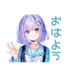 女子高生の普段使い♡かわいいスタンプ（個別スタンプ：2）