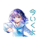 女子高生の普段使い♡かわいいスタンプ（個別スタンプ：11）