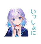 女子高生の普段使い♡かわいいスタンプ（個別スタンプ：17）