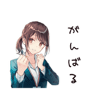社畜ちゃんの夏♡オフィス女子（個別スタンプ：14）