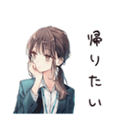 社畜ちゃんの夏♡オフィス女子（個別スタンプ：19）
