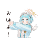 天使ちゃんの夏♡やみかわ日常（個別スタンプ：10）