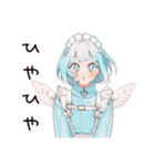天使ちゃんの夏♡やみかわ日常（個別スタンプ：19）