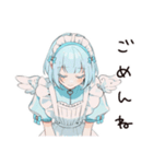 天使ちゃんの夏♡やみかわ日常（個別スタンプ：25）