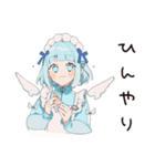 天使ちゃんの夏♡やみかわ日常（個別スタンプ：40）