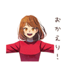 旦那を尻に敷くやさしい妻♡（個別スタンプ：10）