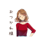 やさしい妻の心の声だだ漏れ（個別スタンプ：3）