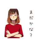 やさしい妻の無言の圧★家族編（個別スタンプ：8）