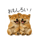 毎日使える！夏の柴犬（個別スタンプ：30）