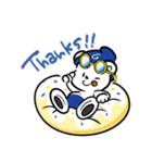 ドニーと夏を楽しもう♪（個別スタンプ：6）