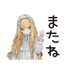 推し事疲れ★ゴシック＆ロリータガール（個別スタンプ：3）