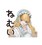 推し事疲れ★ゴシック＆ロリータガール（個別スタンプ：7）