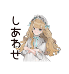 推し事疲れ★ゴシック＆ロリータガール（個別スタンプ：14）