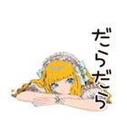 推し事疲れ★ゴシック＆ロリータガール（個別スタンプ：35）