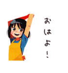 ワンオペ育児★頑張るママ（個別スタンプ：2）