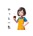 ワンオペ育児★頑張るママ（個別スタンプ：22）
