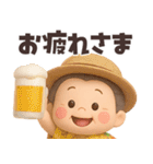 【3D】毎年使える夏編★可愛いばあば（個別スタンプ：6）