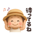 【3D】毎年使える夏編★可愛いばあば（個別スタンプ：9）