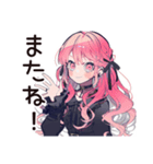 くせつよゴシックガールの丁寧な暮らし（個別スタンプ：9）