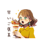 丸の内OLのご褒美スイーツタイム（個別スタンプ：13）