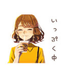 丸の内OLのご褒美スイーツタイム（個別スタンプ：15）