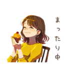丸の内OLのご褒美スイーツタイム（個別スタンプ：33）