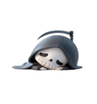 死神ログイン中注意（個別スタンプ：3）