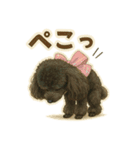 黒プーのレイちゃんは卓球好き2（個別スタンプ：11）