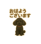 黒プーのレイちゃんは卓球好き2（個別スタンプ：12）