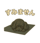 黒プーのレイちゃんは卓球好き2（個別スタンプ：22）
