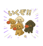 黒プーのレイちゃんは卓球好き2（個別スタンプ：24）