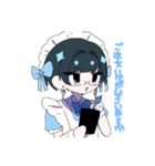 みずいろメガネくん（個別スタンプ：5）