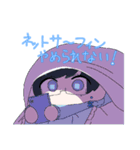 みずいろメガネくん（個別スタンプ：15）